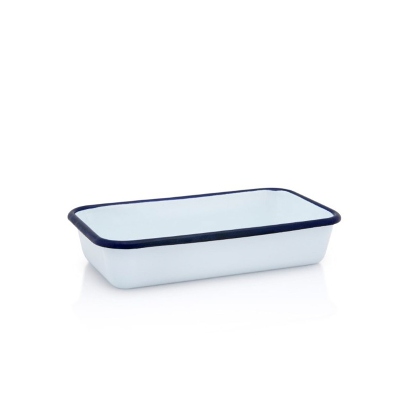 Metalac četvrtasti pekač RETRO WHITE 22cm/1,1lit