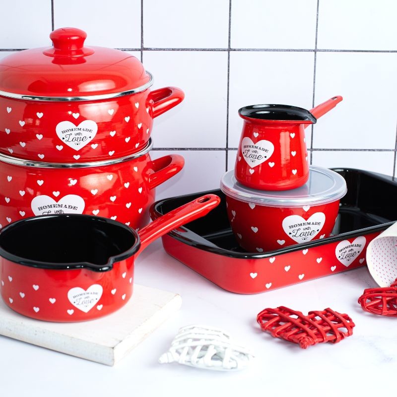 Metalac ?etvrtasti peka? LOVE 38cm