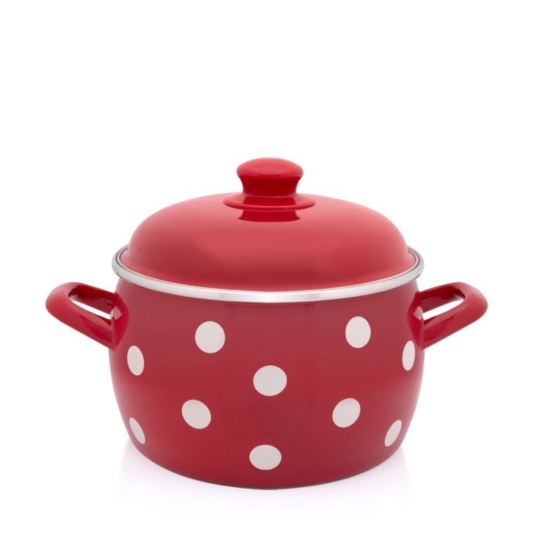 Metalac duboka posuda BIG DOTS 20cm/4,2lit