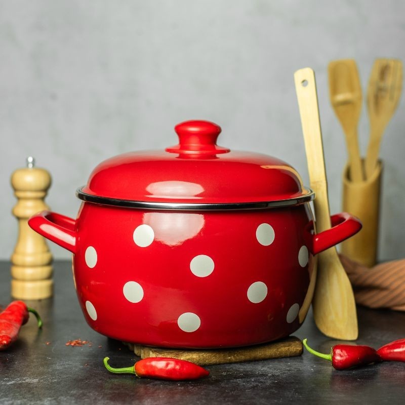 Metalac duboka posuda BIG DOTS 24cm/7,5lit