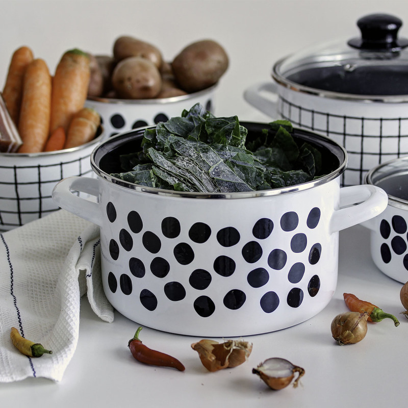 Metalac duboka posuda DOTS&LINES 22cm/5lit