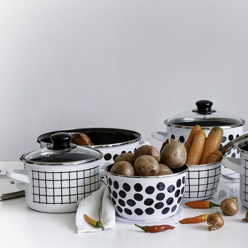 Metalac duboka posuda DOTS&LINES 24cm/6,75lit