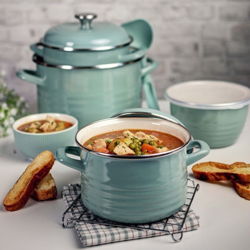 Metalac duboka posuda WAVE PASTEL GREEN 16cm/2lit