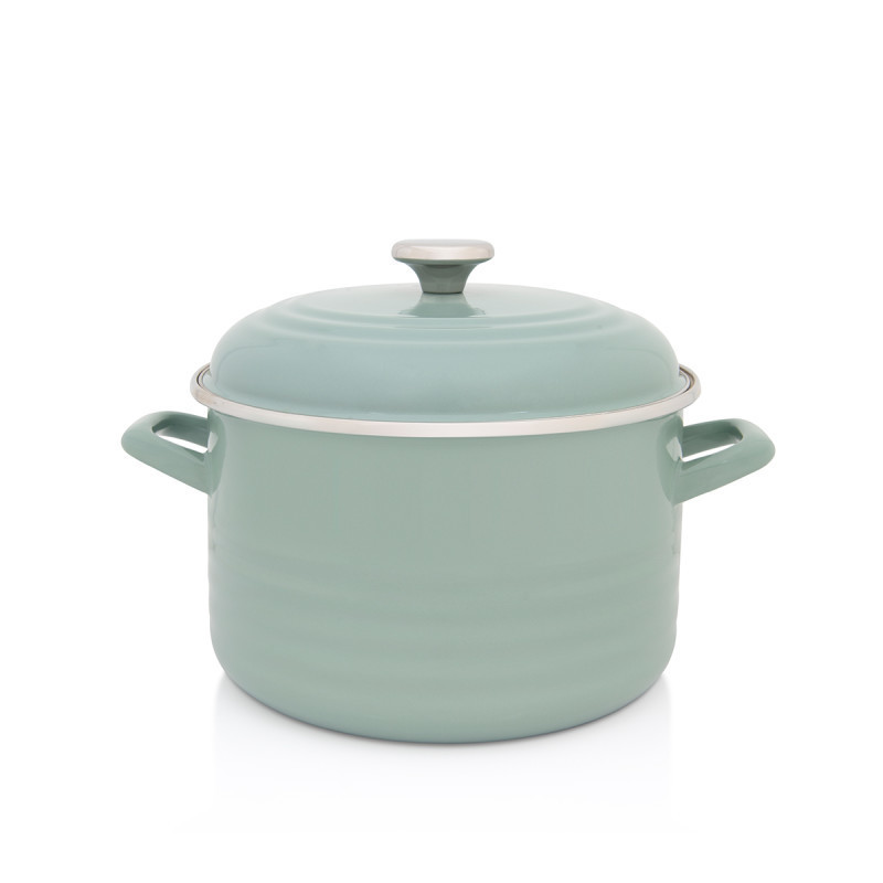 Metalac duboka posuda WAVE PASTEL GREEN 24cm/6,75lit