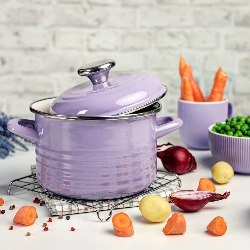 Metalac duboka posuda WAVE PASTEL LILAC 16cm/2lit