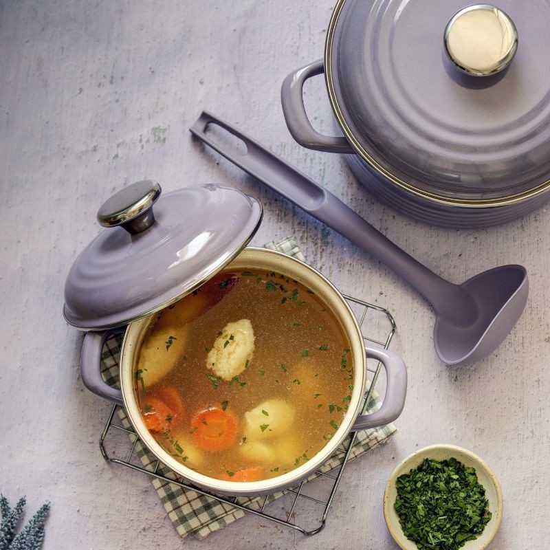 Metalac duboka posuda WAVE PASTEL LILAC 20cm/4lit