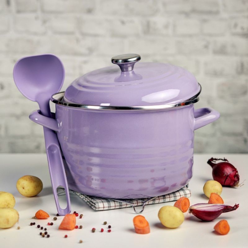 Metalac duboka posuda WAVE PASTEL LILAC 24cm/6,75lit