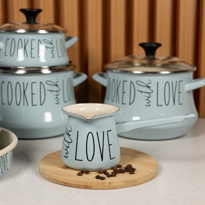 Metalac džezva COOKED WITH LOVE za 7 kava