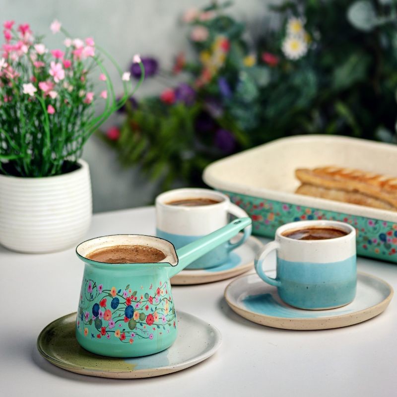 Metalac džezva FAIRY BLOOM za 4 kave