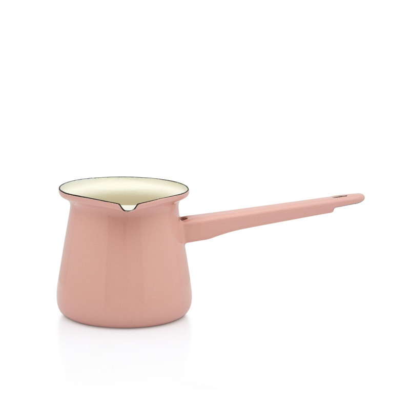 Metalac džezva sa kljunom POWDER PINK za 4 kave