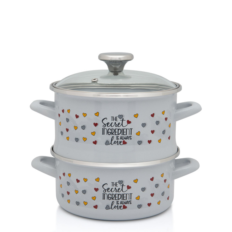 Metalac lonac za kuhanje na pari 2u1 SECRET INGREDIENT 18cm/3l