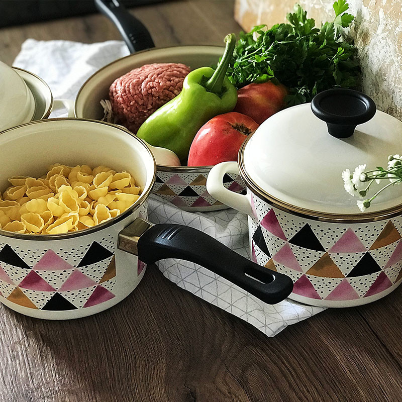 Metalac plitka posuda ATENA 16cm/1,4lit