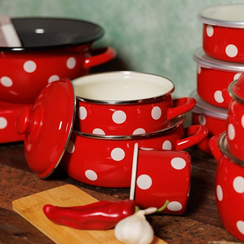 Metalac plitka posuda BIG DOTS 20cm/2,9lit