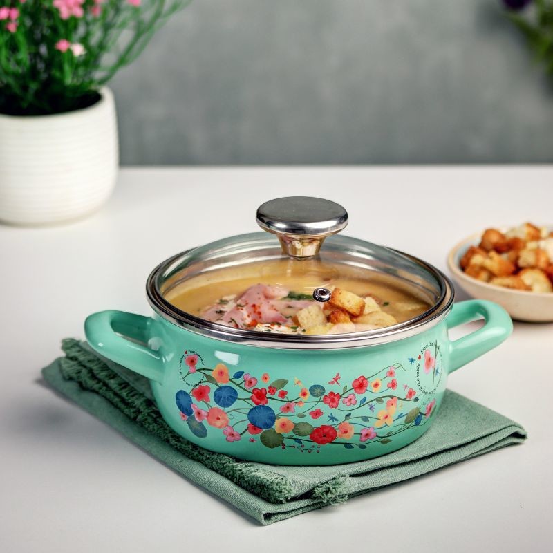 Metalac plitka posuda FAIRY BLOOM 16cm/1,5lit