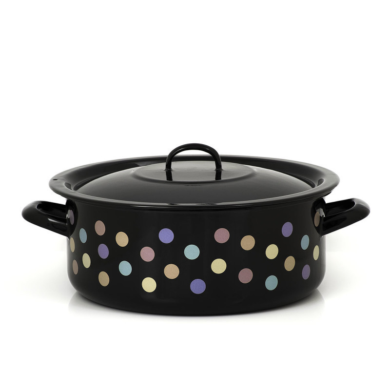 Metalac plitka posuda PASTELNE TUFNE 28cm/7lit