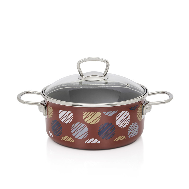 Metalac plitka posuda RED CANDY 20cm/2,8lit