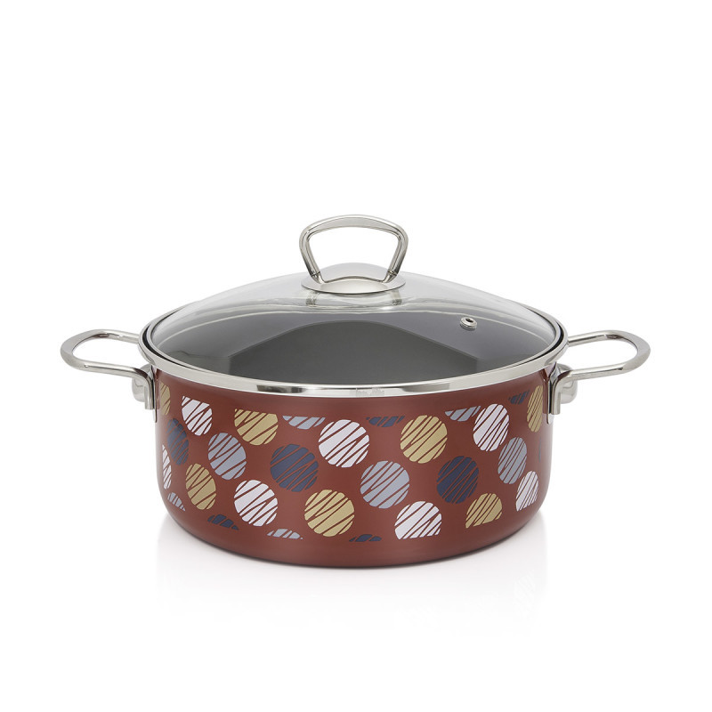Metalac plitka posuda RED CANDY 24cm/4,8lit