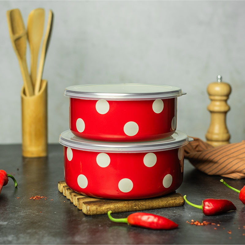 Metalac posuda za ?uvanje hrane BIG DOTS 16cm/1,3lit