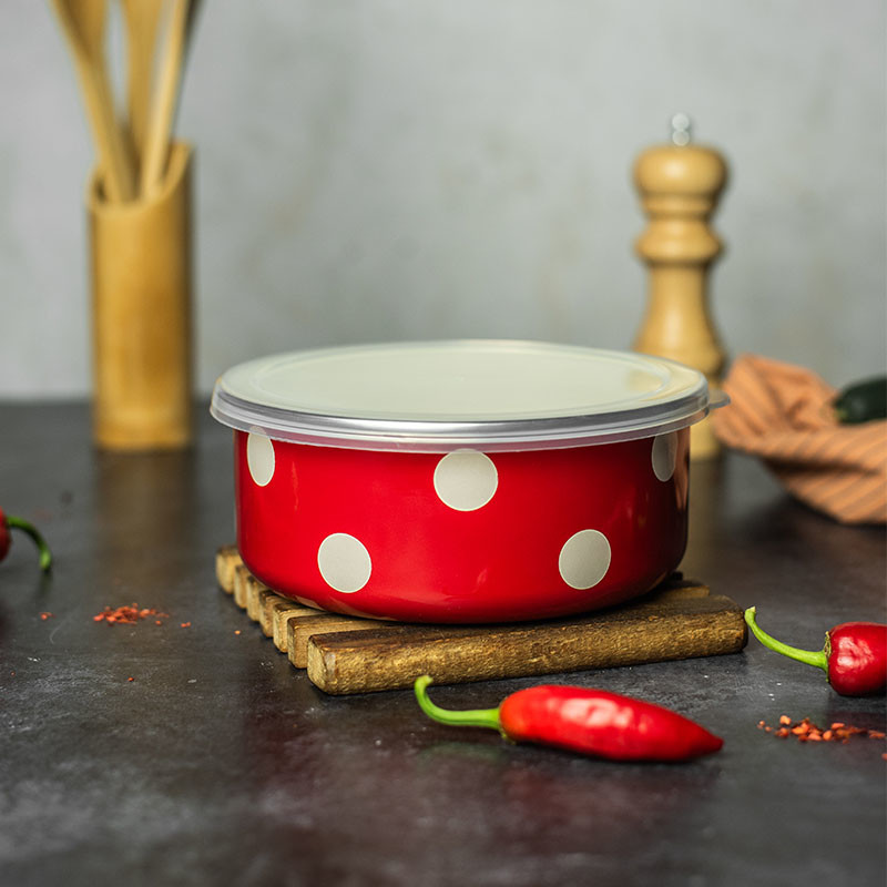 Metalac posuda za ?uvanje hrane BIG DOTS 16cm/1,3lit