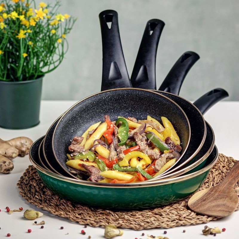 Metalac tava GRANIT INDUCTION GREEN GOLD 28cm