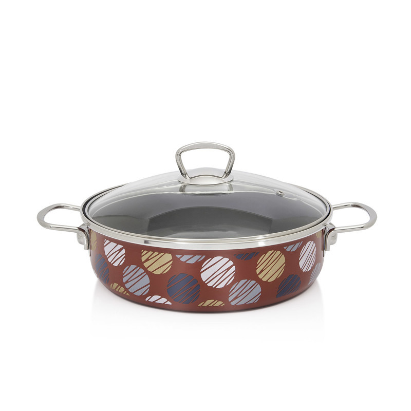Metalac tava sa ručkama RED CANDY 26cm/4lit