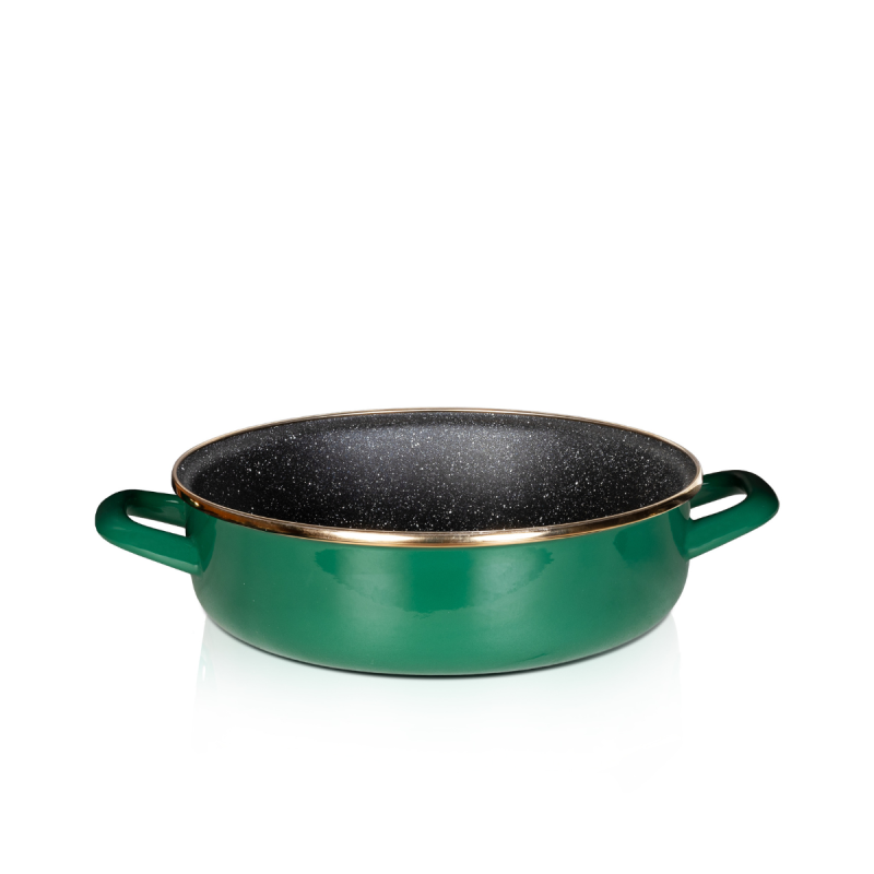 Metalac tava sa ručkama GRANIT INDUCTION GREEN GOLD 26cm